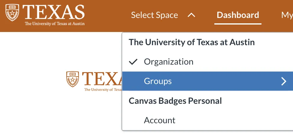 Screenshot of Select Space Groups