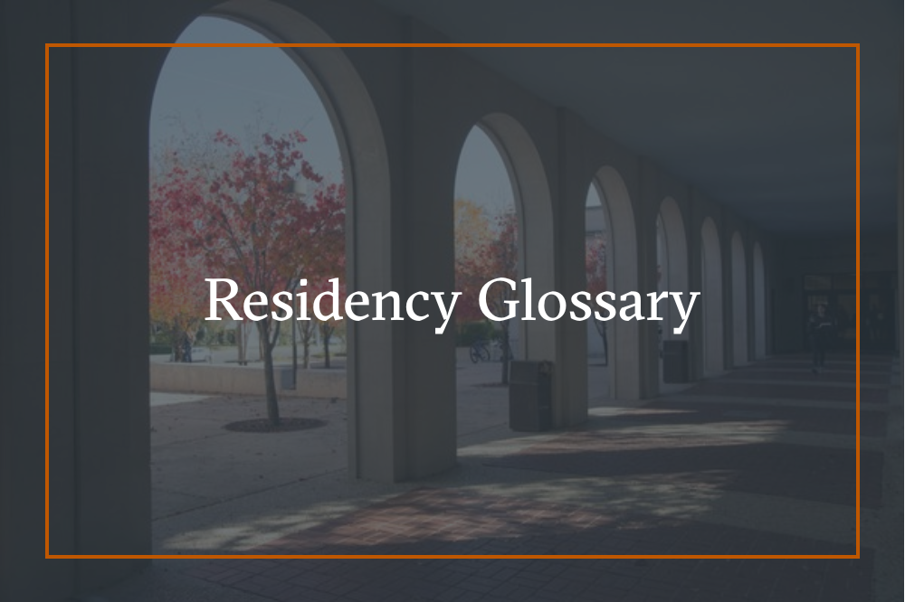 Texas Residency Questionnaire