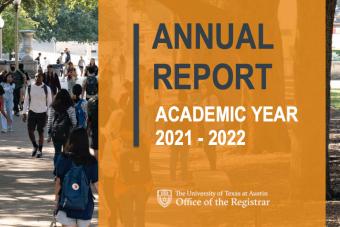 Cover of the 2021-2022 Annual Report
