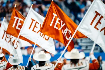 Image of flags saying TEXAS